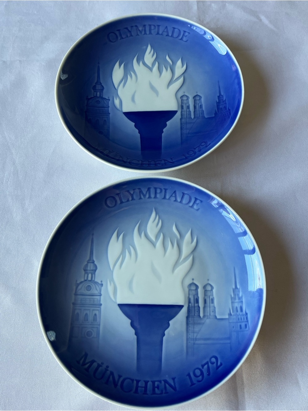 Bing & Grondahl 1972 Munich Olympic Games Porcelain Plate B&G First Issue